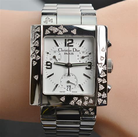 diamond dior watch pr|christian Dior riva diamond watch.